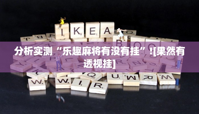 分析实测“乐趣麻将有没有挂”![果然有透视挂]