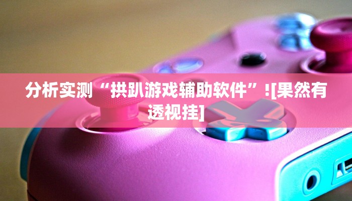 分析实测“拱趴游戏辅助软件”![果然有透视挂]