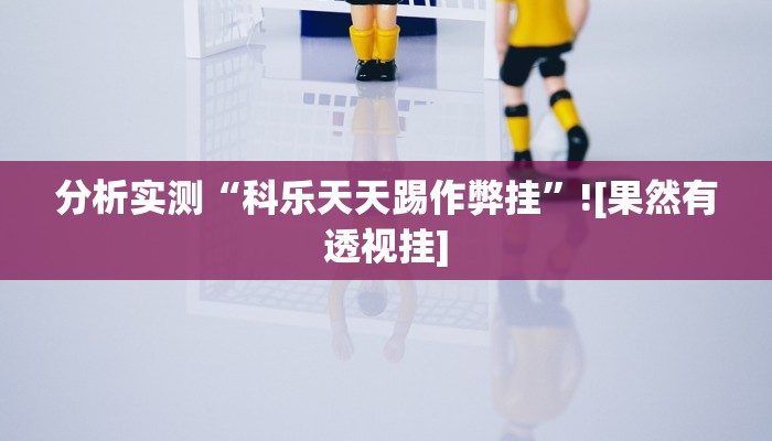 分析实测“科乐天天踢作弊挂”![果然有透视挂]