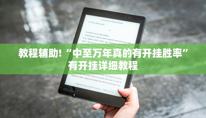 教程辅助!“中至万年真的有开挂胜率”有开挂详细教程