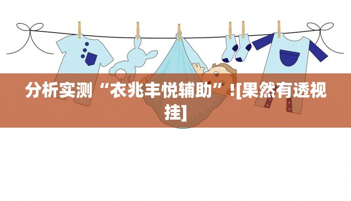 分析实测“衣兆丰悦辅助”![果然有透视挂]