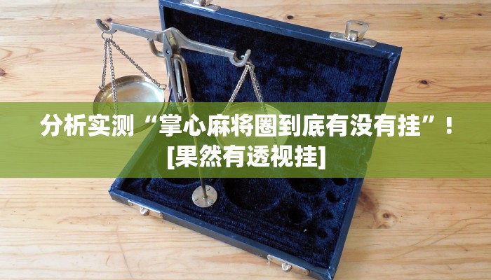 分析实测“掌心麻将圈到底有没有挂”![果然有透视挂]