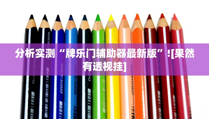 分析实测“牌乐门辅助器最新版”![果然有透视挂]