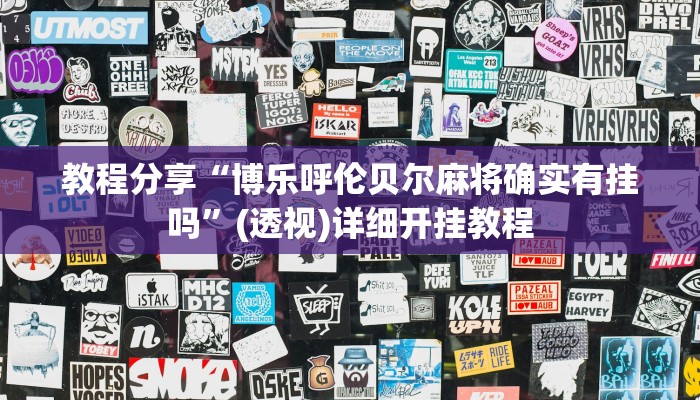 教程分享“博乐呼伦贝尔麻将确实有挂吗”(透视)详细开挂教程