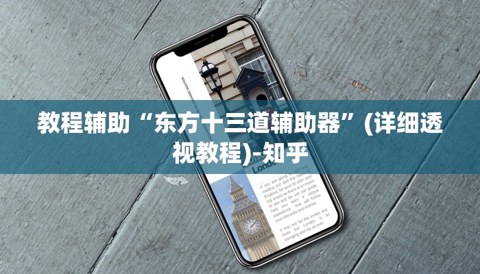 教程辅助“东方十三道辅助器”(详细透视教程)-知乎 教程辅助“东方十三道辅助器”(详细透视教程)-知乎