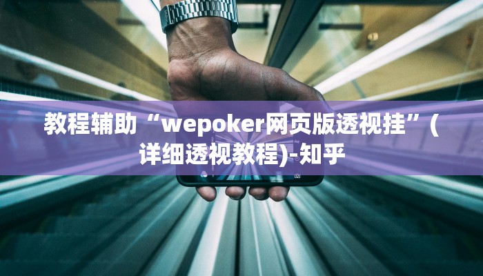 教程辅助“wepoker网页版透视挂”(详细透视教程)-知乎