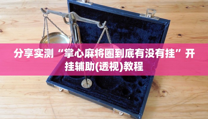 辅助神器“原味麻将确实真的有挂”其实确实有挂 