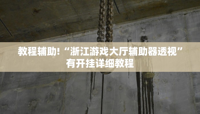 教程辅助!“浙江游戏大厅辅助器透视”有开挂详细教程 教程辅助!“浙江游戏大厅辅助器透视”有开挂详细教程