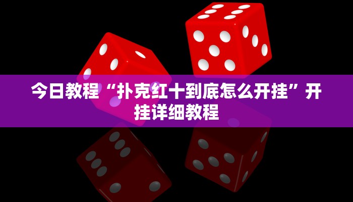 今日教程“扑克红十到底怎么开挂”开挂详细教程