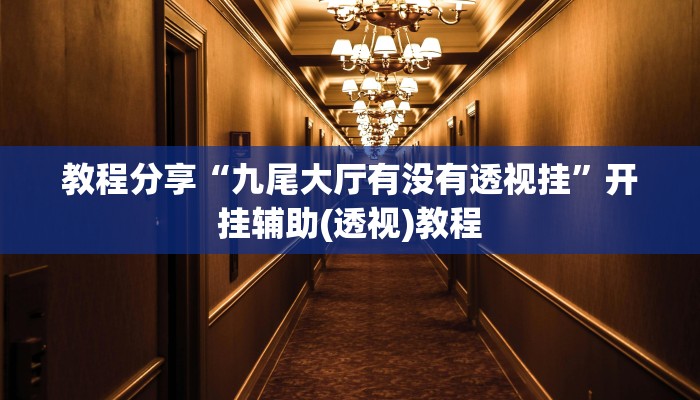 教程分享“九尾大厅有没有透视挂”开挂辅助(透视)教程