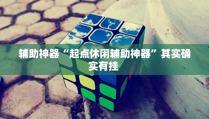 辅助神器“起点休闲辅助神器”其实确实有挂 