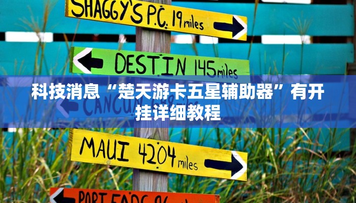 科技消息“楚天游卡五星辅助器”有开挂详细教程