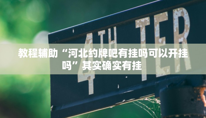 教程辅助“河北约牌吧有挂吗可以开挂吗”其实确实有挂 