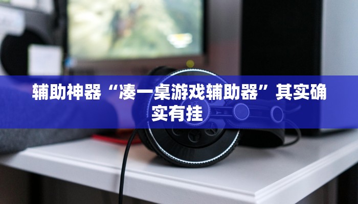 辅助神器“凑一桌游戏辅助器”其实确实有挂 辅助神器“凑一桌游戏辅助器”其实确实有挂