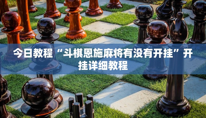今日教程“斗棋恩施麻将有没有开挂”开挂详细教程 今日教程“斗棋恩施麻将有没有开挂”开挂详细教程