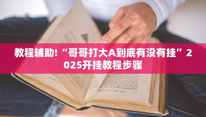 教程辅助!“哥哥打大A到底有没有挂”2025开挂教程步骤