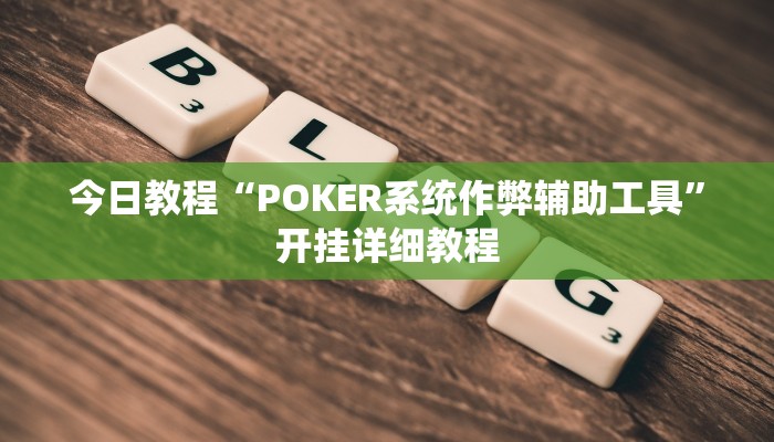 今日教程“POKER系统作弊辅助工具”开挂详细教程
