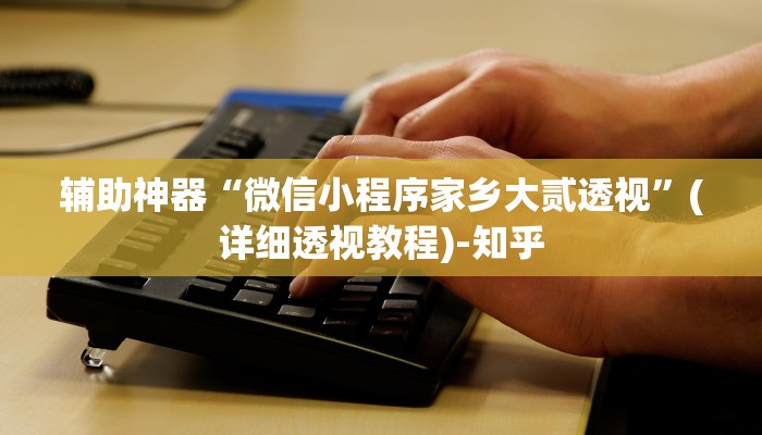 辅助神器“微信小程序家乡大贰透视”(详细透视教程)-知乎