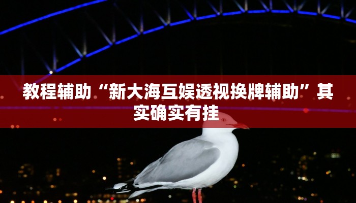 教程辅助“新大海互娱透视换牌辅助”其实确实有挂 