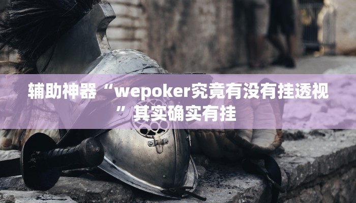 辅助神器“wepoker究竟有没有挂透视”其实确实有挂 