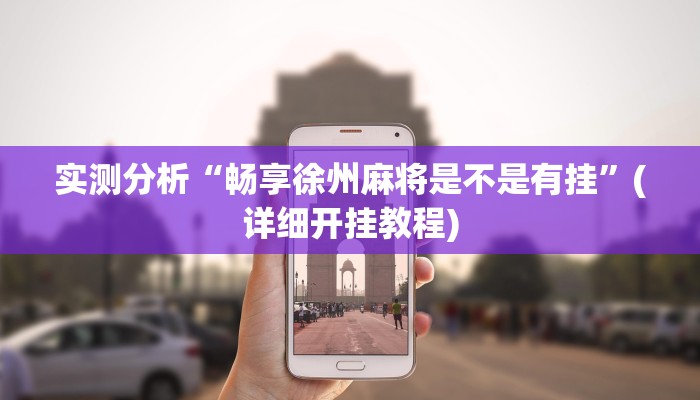 实测分析“畅享徐州麻将是不是有挂”(详细开挂教程) 实测分析“畅享徐州麻将是不是有挂”(详细开挂教程)