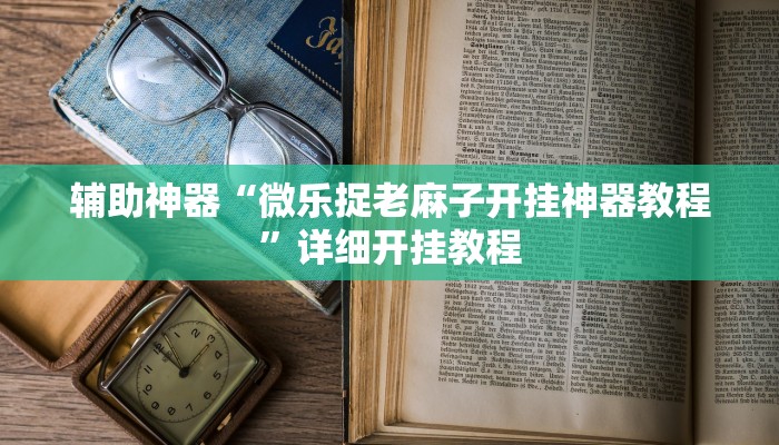 辅助神器“微乐捉老麻子开挂神器教程”详细开挂教程