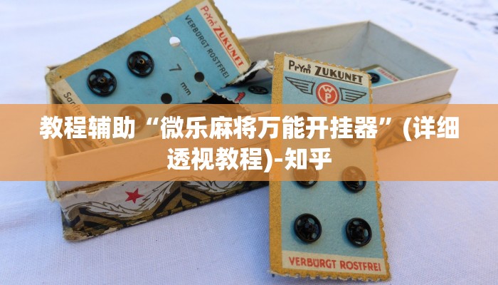 教程辅助“微乐麻将万能开挂器”(详细透视教程)-知乎