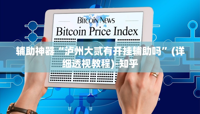 辅助神器“泸州大贰有开挂辅助吗”(详细透视教程)-知乎