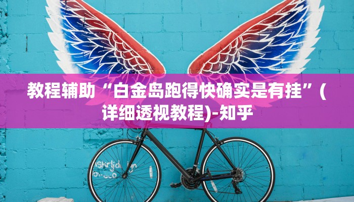 教程辅助“白金岛跑得快确实是有挂”(详细透视教程)-知乎