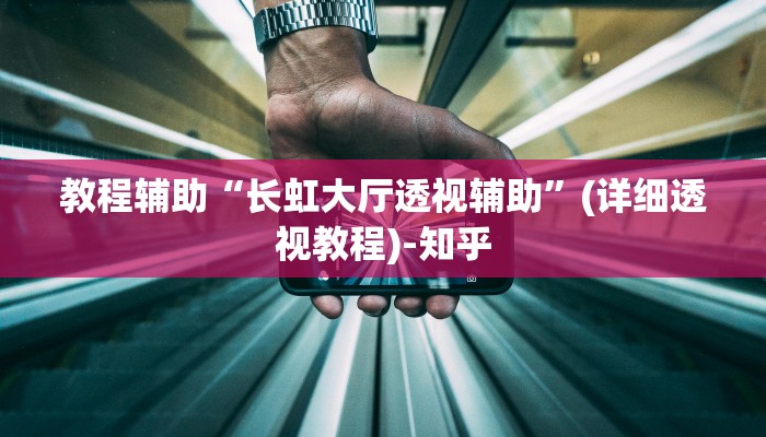 教程辅助“长虹大厅透视辅助”(详细透视教程)-知乎