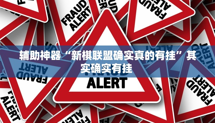 辅助神器“新棋联盟确实真的有挂”其实确实有挂 