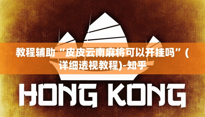 教程辅助“皮皮云南麻将可以开挂吗”(详细透视教程)-知乎