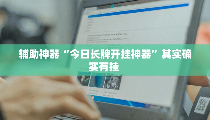辅助神器“今日长牌开挂神器”其实确实有挂 