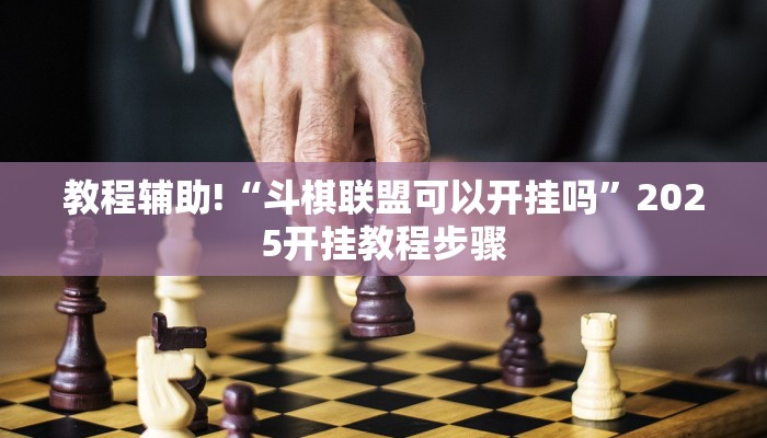 教程辅助!“斗棋联盟可以开挂吗”2025开挂教程步骤
