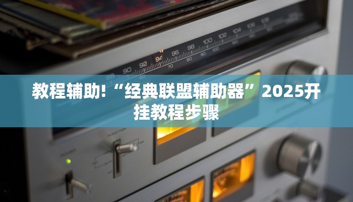 教程辅助!“经典联盟辅助器”2025开挂教程步骤
