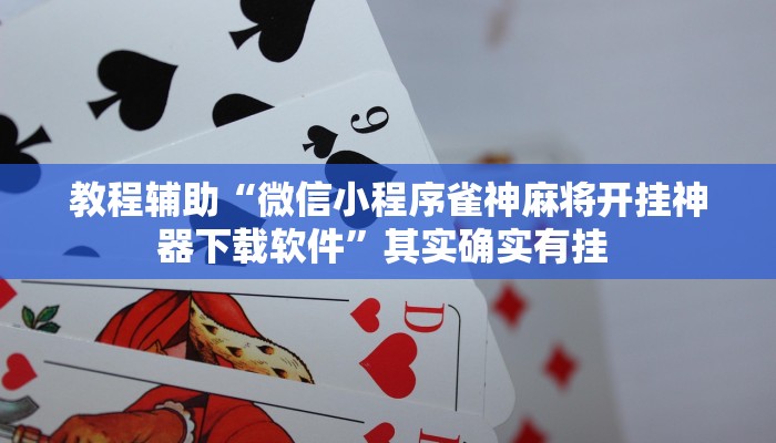 教程辅助“微信小程序雀神麻将开挂神器下载软件”其实确实有挂 