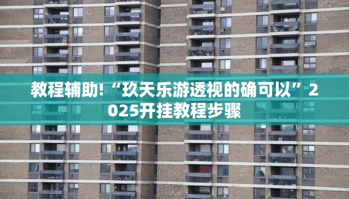 教程辅助!“玖天乐游透视的确可以”2025开挂教程步骤