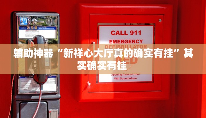 辅助神器“新祥心大厅真的确实有挂”其实确实有挂 