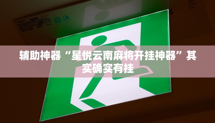 辅助神器“星悦云南麻将开挂神器”其实确实有挂 辅助神器“星悦云南麻将开挂神器”其实确实有挂