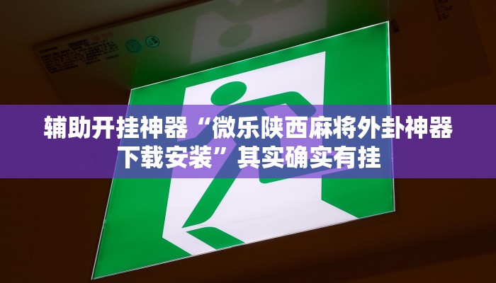 辅助开挂神器“微乐陕西麻将外卦神器下载安装”其实确实有挂 辅助开挂神器“微乐陕西麻将外卦神器下载安装”其实确实有挂