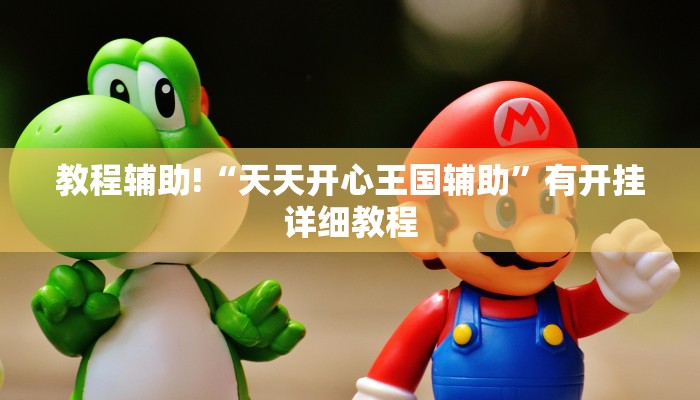 教程辅助!“天天开心王国辅助”有开挂详细教程