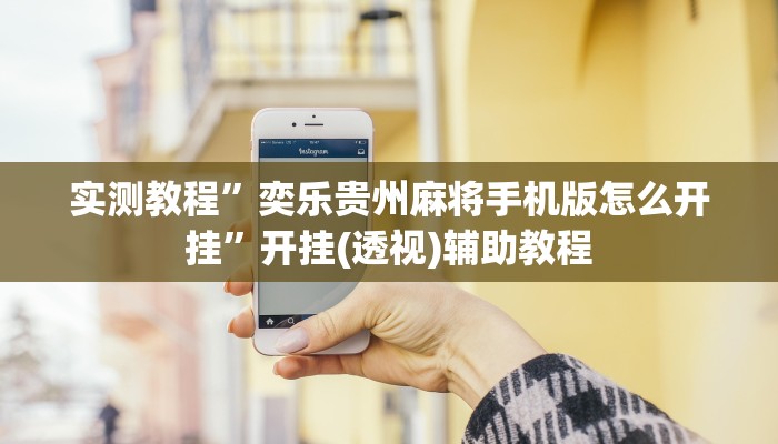 实测教程”奕乐贵州麻将手机版怎么开挂”开挂(透视)辅助教程