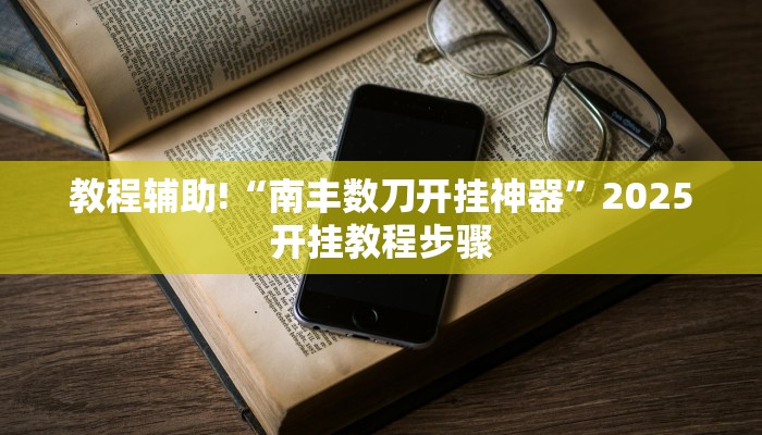 教程辅助!“南丰数刀开挂神器”2025开挂教程步骤