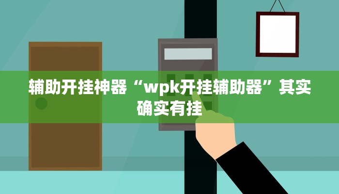 辅助开挂神器“wpk开挂辅助器”其实确实有挂
