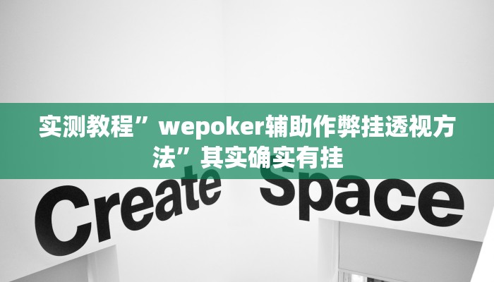 实测教程”wepoker辅助作弊挂透视方法”其实确实有挂