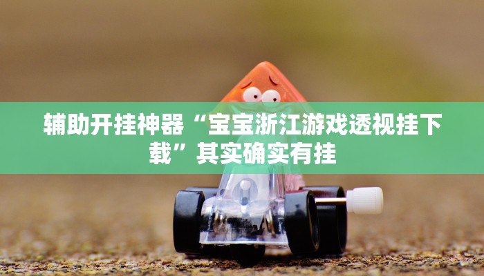 辅助开挂神器“宝宝浙江游戏透视挂下载”其实确实有挂