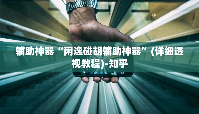 辅助神器“闲逸碰胡辅助神器”(详细透视教程)-知乎