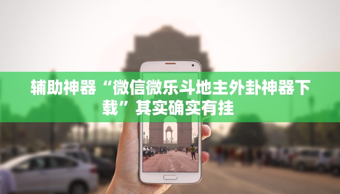 辅助神器“微信微乐斗地主外卦神器下载”其实确实有挂 辅助神器“微信微乐斗地主外卦神器下载”其实确实有挂