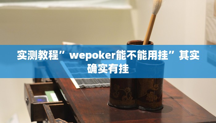 实测教程”wepoker能不能用挂”其实确实有挂