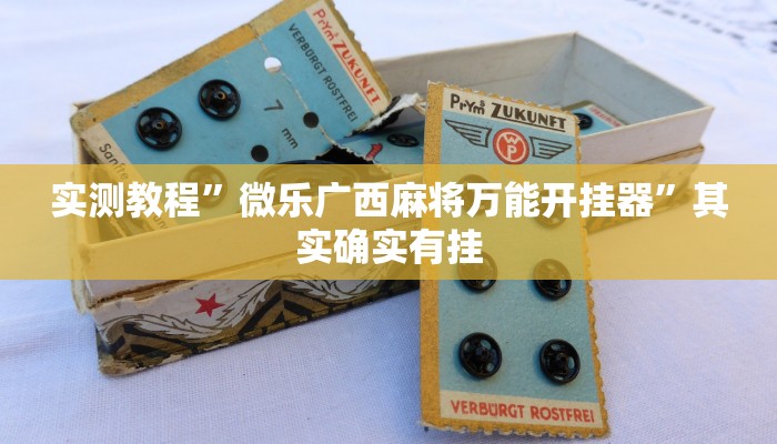 实测教程”微乐广西麻将万能开挂器”其实确实有挂